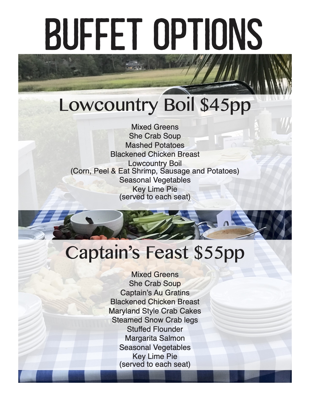Salty Dog Catering Brocure Page 2.