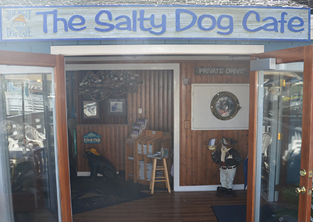 Salty Dog cafe Door.