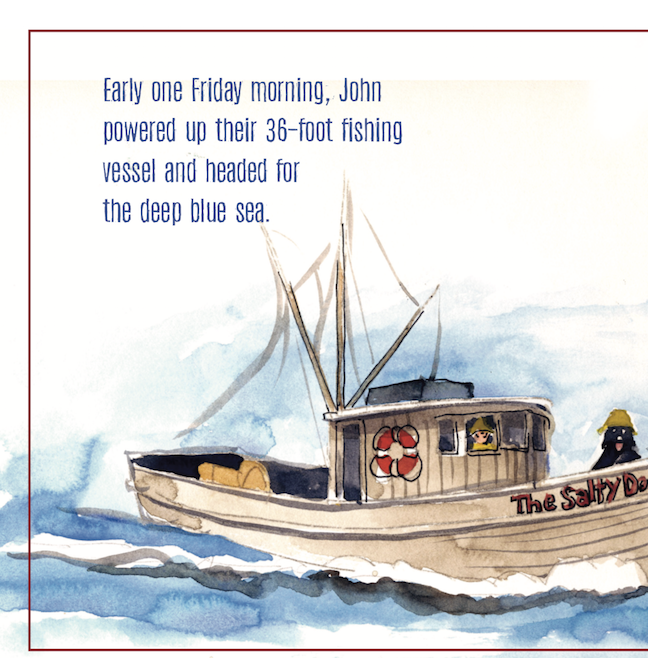 The legend of Jake the Salty Dog, written by Robbert Gossett, illustrated by Michael Meissner, Page 10